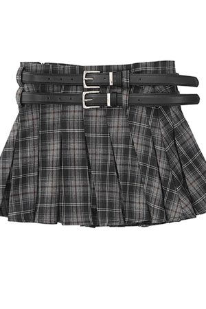 New Style Trends - Midnight Prep Pleated Retro Skirt - Outfit Ideas