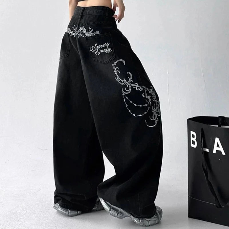 New Style Trends - Midnight Scroll Embroidered Jeans - Outfit Ideas New Style Trends - Midnight Scroll Embroidered Jeans - Outfit Ideas