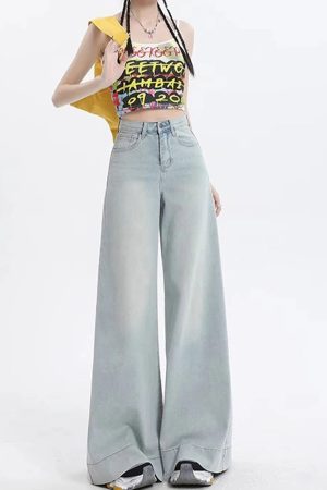 New Style Trends - Midnight Sway Flare Y2k Jeans - Outfit Ideas