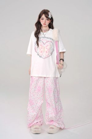 New Style Trends - Mint Angel Butterfly Edgy T-Shirt - Outfit Ideas