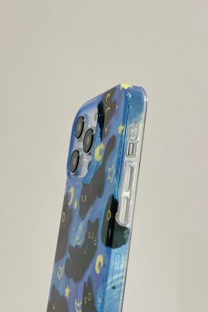 New Style Trends - Moonlit Cat Dreams Aesthetic iPhone Case - Outfit Ideas