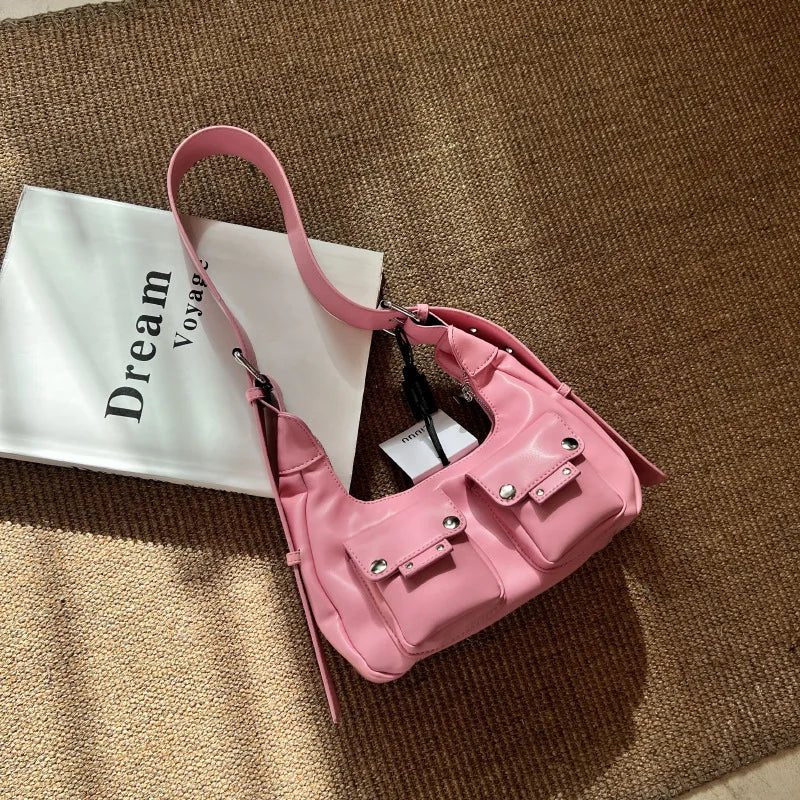 New Style Trends - Noir Utility Y2k Pocket Bag - Outfit Ideas New Style Trends - Noir Utility Y2k Pocket Bag - Outfit Ideas