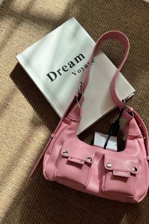 New Style Trends - Noir Utility Y2k Pocket Bag - Outfit Ideas