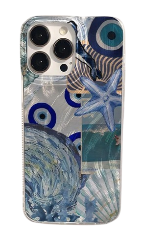 New Style Trends - Ocean Vibes Collage Aesthetic iPhone Case - Outfit Ideas