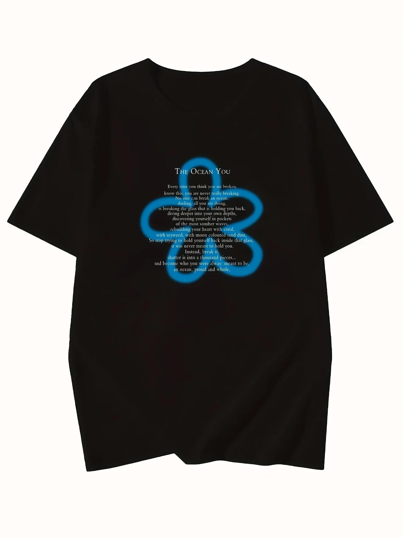 New Style Trends - Ocean Words Edgy T-Shirt - Outfit Ideas New Style Trends - Ocean Words Edgy T-Shirt - Outfit Ideas