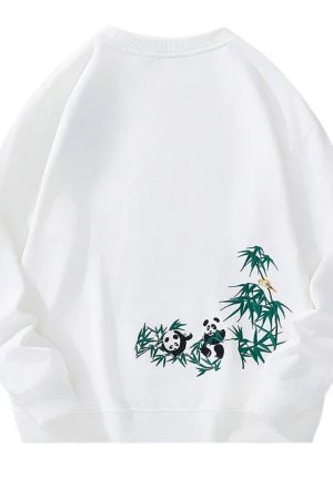 New Style Trends - Panda Grove Cozy Edgy Sweatshirt - Outfit Ideas