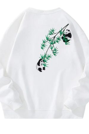 New Style Trends - Panda Grove Cozy Edgy Sweatshirt - Outfit Ideas