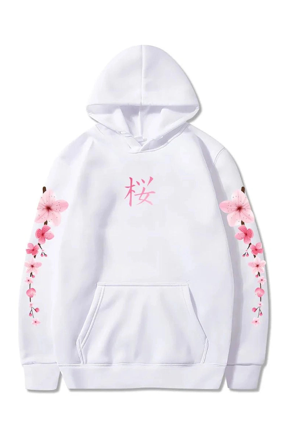 New Style Trends - Pastel Aesthetic Sakura Graphic Hoodie - Outfit Ideas
