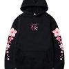 New Style Trends - Pastel Aesthetic Sakura Graphic Hoodie - Outfit Ideas