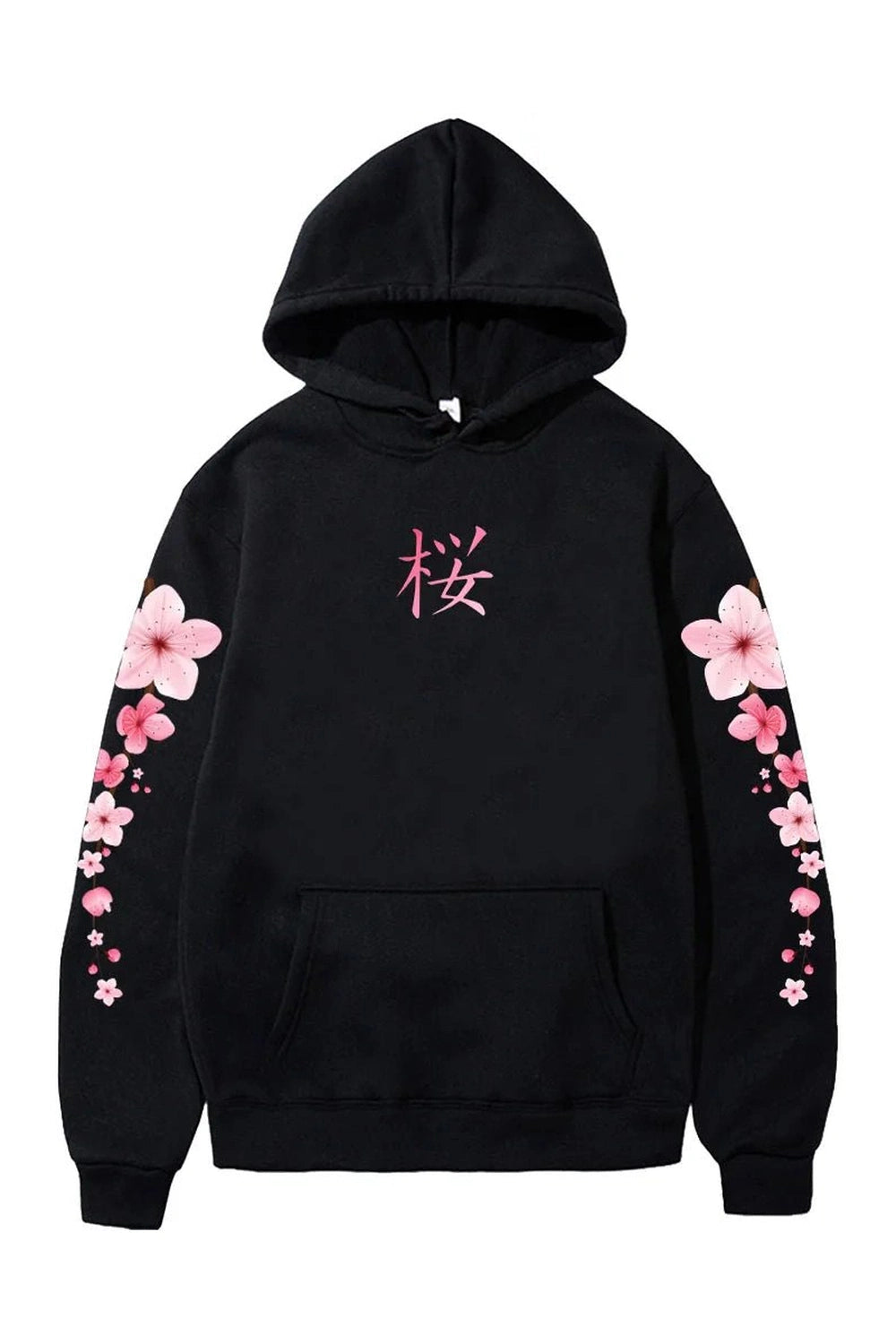 New Style Trends - Pastel Aesthetic Sakura Graphic Hoodie - Outfit Ideas