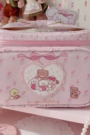 New Style Trends - Pastel Cuddle Love Cute Cosmetic Bag - Outfit Ideas