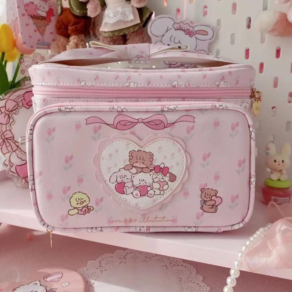 New Style Trends - Pastel Cuddle Love Cute Cosmetic Bag - Outfit Ideas