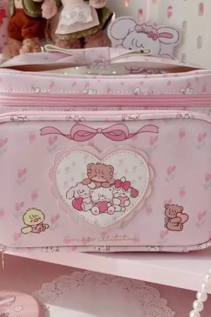 New Style Trends - Pastel Cuddle Love Cute Cosmetic Bag - Outfit Ideas