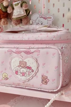 New Style Trends - Pastel Cuddle Love Cute Cosmetic Bag - Outfit Ideas