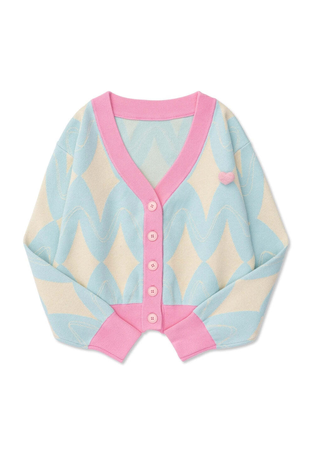 New Style Trends - Pastel Cute Loose V-neck Student Cardigan - Outfit Ideas