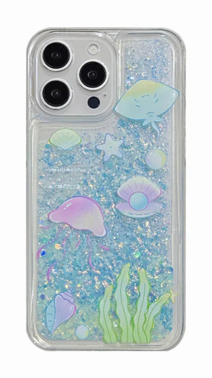 New Style Trends - Pastel Sea Glitter Aesthetic iPhone Cases - Outfit Ideas New Style Trends - Pastel Sea Glitter Aesthetic iPhone Cases - Outfit Ideas