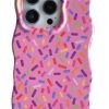 New Style Trends - Pink Sprinkle Wavy Aesthetic iPhone Case - Outfit Ideas