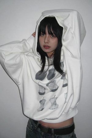 New Style Trends - Pixel Core Apple Aesthetic Hoodie - Outfit Ideas