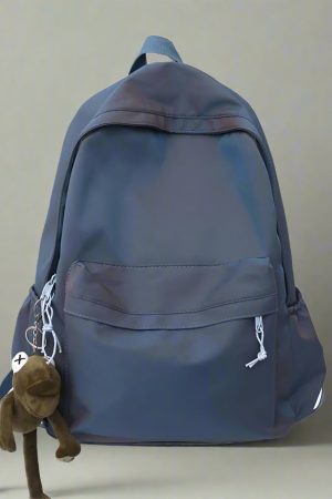 New Style Trends - Plush Buddy Gradient Aesthetic Backpack - Outfit Ideas