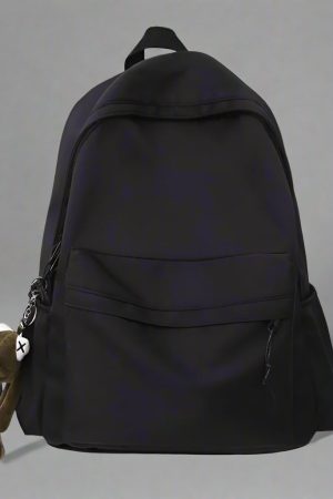 New Style Trends - Plush Buddy Gradient Aesthetic Backpack - Outfit Ideas