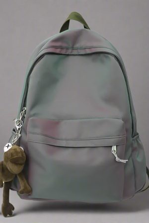 New Style Trends - Plush Buddy Gradient Aesthetic Backpack - Outfit Ideas