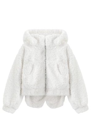 New Style Trends - Polar Dream Fluffy Kawaii Jacket - Outfit Ideas