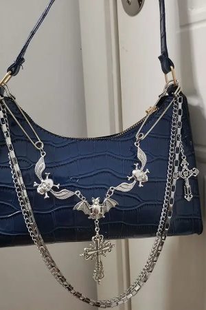 New Style Trends - Punk Fashion Chains Crossbody Bags - Outfit Ideas