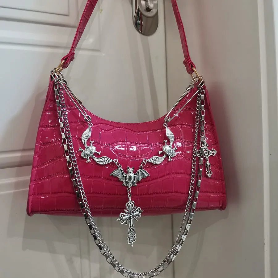 New Style Trends - Punk Fashion Chains Crossbody Bags - Outfit Ideas