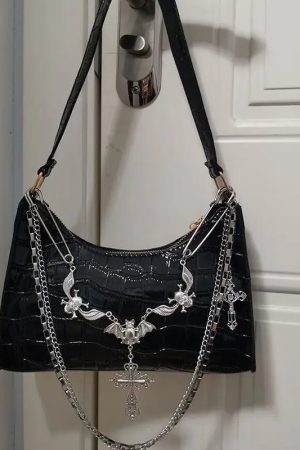 New Style Trends - Punk Fashion Chains Crossbody Bags - Outfit Ideas