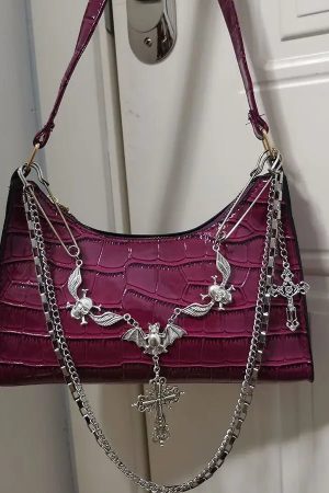 New Style Trends - Punk Fashion Chains Crossbody Bags - Outfit Ideas