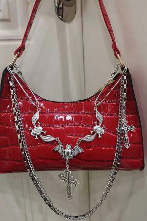New Style Trends - Punk Fashion Chains Crossbody Bags - Outfit Ideas