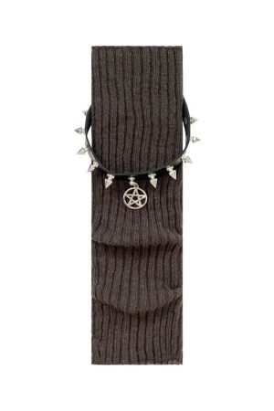 New Style Trends - Rebel Grip Belted Y2k Socks - Outfit Ideas