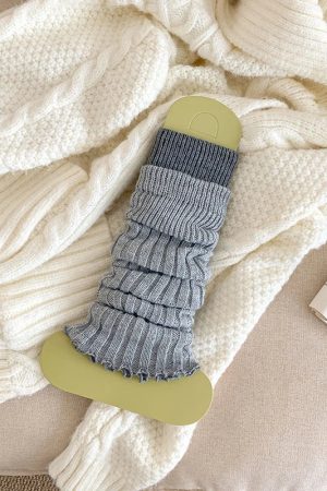 New Style Trends - Rebel Grip Belted Y2k Socks - Outfit Ideas