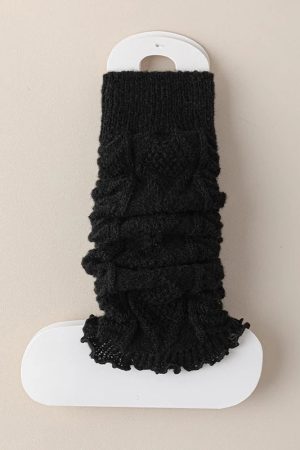 New Style Trends - Rebel Grip Belted Y2k Socks - Outfit Ideas