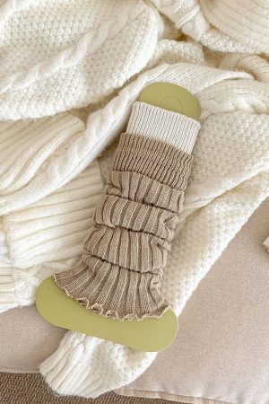 New Style Trends - Rebel Grip Belted Y2k Socks - Outfit Ideas