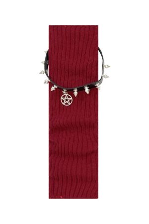 New Style Trends - Rebel Grip Belted Y2k Socks - Outfit Ideas