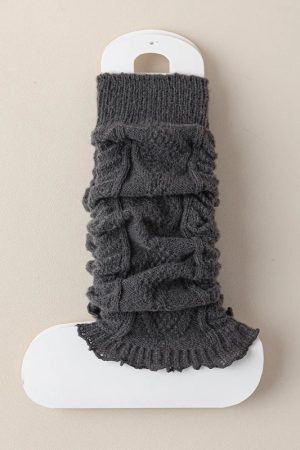 New Style Trends - Rebel Grip Belted Y2k Socks - Outfit Ideas