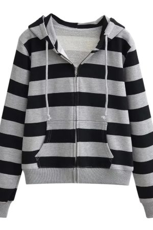New Style Trends - Rebel Stripe Alt Hoodie - Outfit Ideas