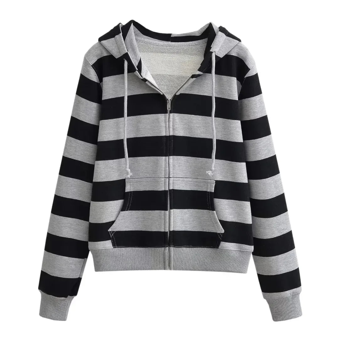 New Style Trends - Rebel Stripe Alt Hoodie - Outfit Ideas
