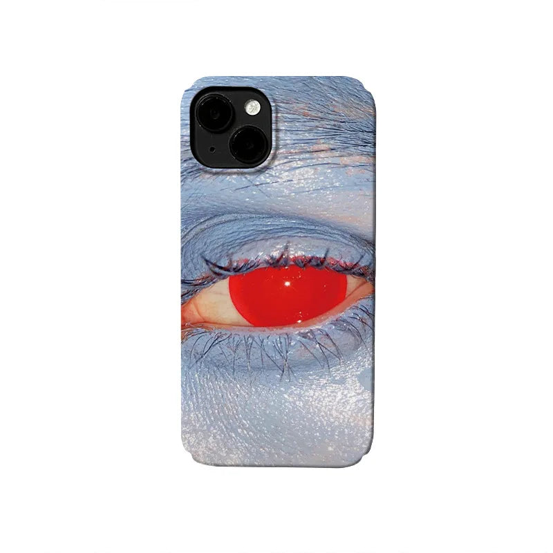 New Style Trends - Red Eye Close-Up iPhone Case - Outfit Ideas