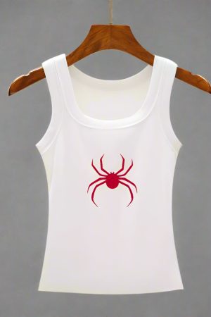 New Style Trends - Red Widow Alt Tank Top - Outfit Ideas