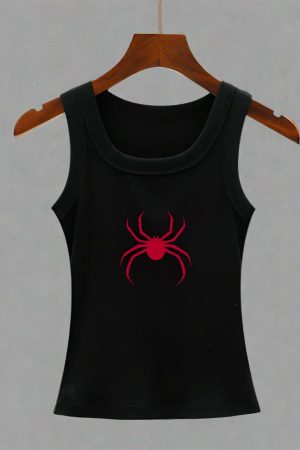 New Style Trends - Red Widow Alt Tank Top - Outfit Ideas