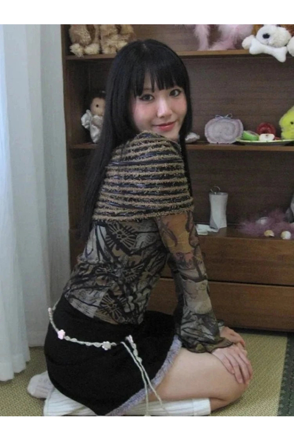 New Style Trends - Retro Alt Off-Shoulder Top - Outfit Ideas