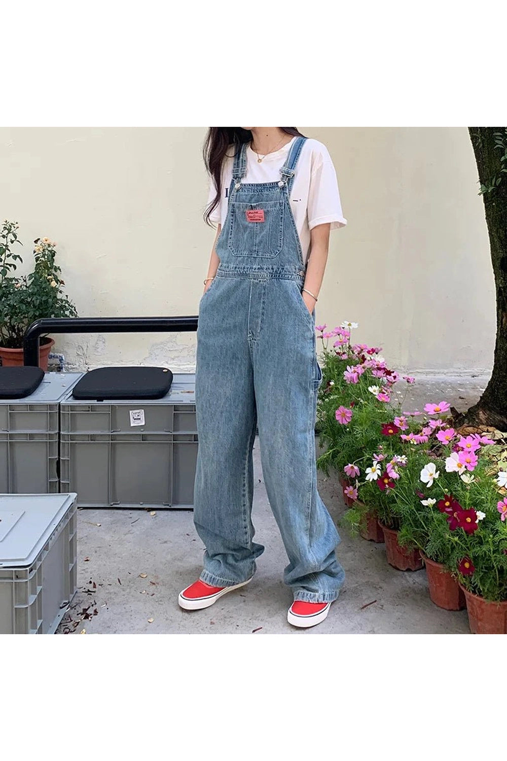 New Style Trends - Retro Casual Denim Baggy Jumpsuit - Outfit Ideas