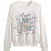New Style Trends - Retro Embroidery Knit Pullover - Outfit Ideas