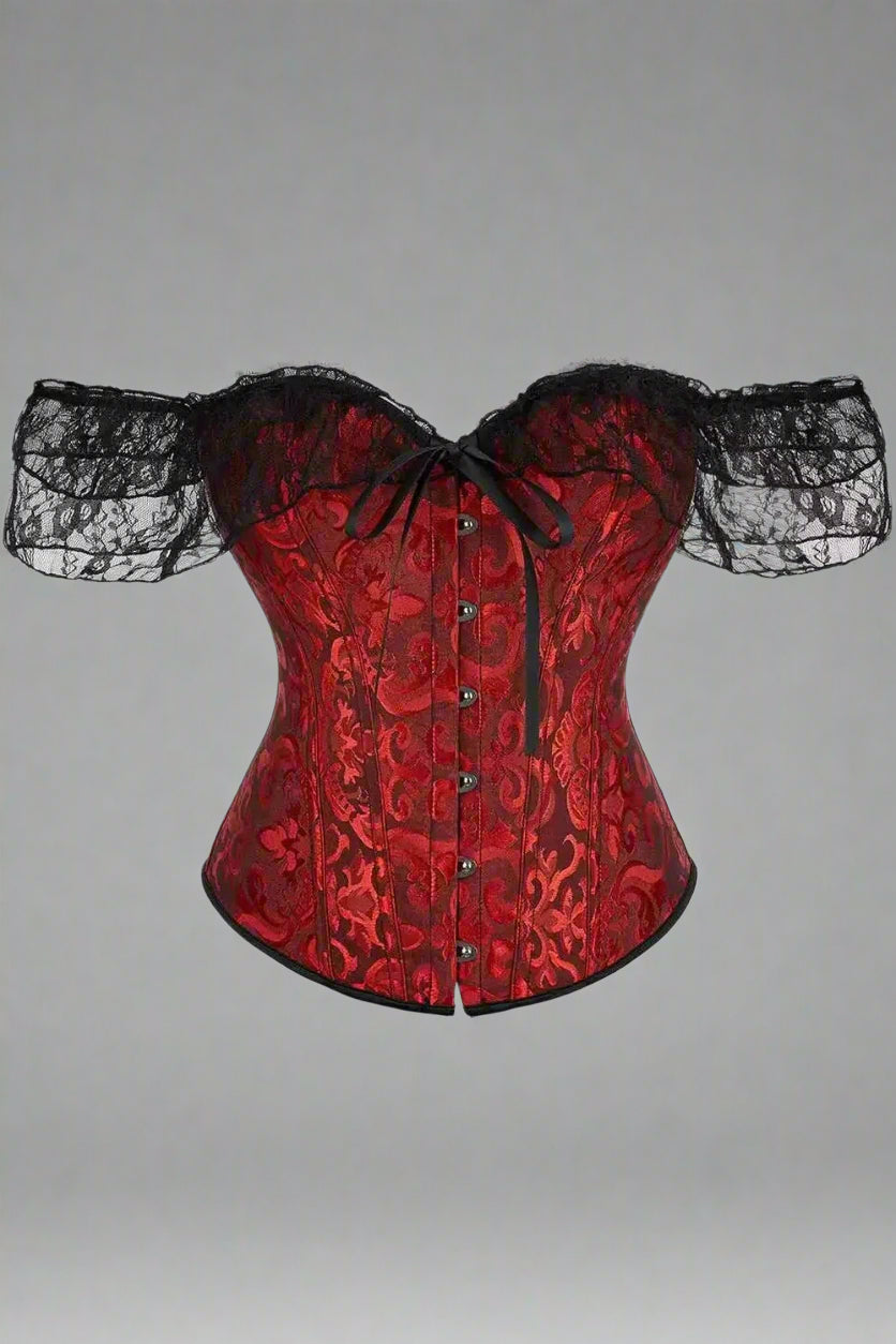 New Style Trends - Retro Lace Overbust Corset - Outfit Ideas New Style Trends - Retro Lace Overbust Corset - Outfit Ideas