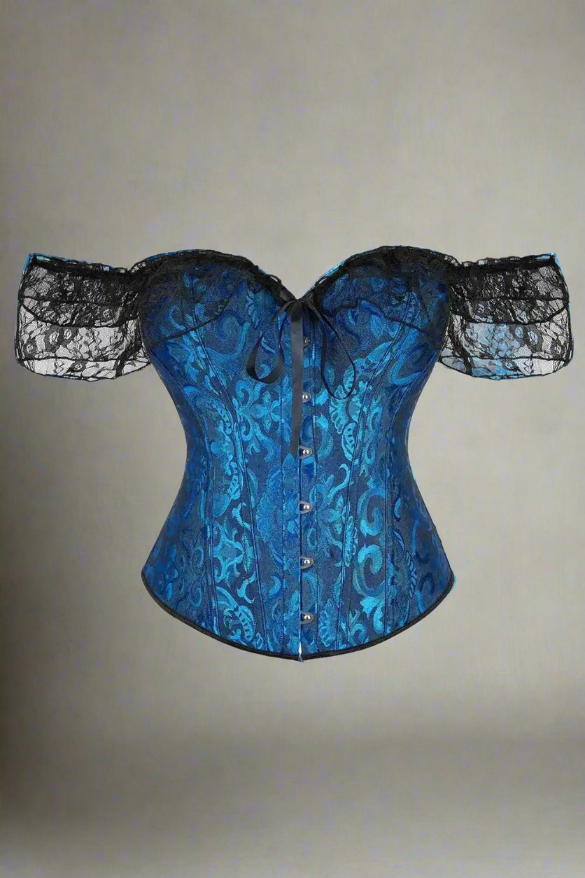 New Style Trends - Retro Lace Overbust Corset - Outfit Ideas New Style Trends - Retro Lace Overbust Corset - Outfit Ideas