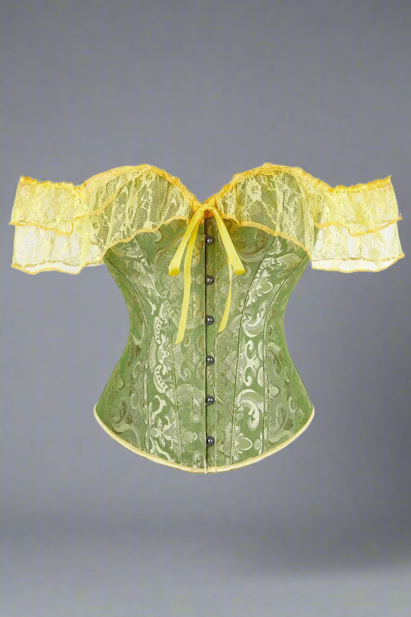 New Style Trends - Retro Lace Overbust Corset - Outfit Ideas