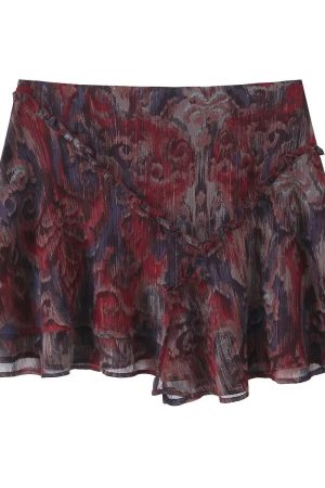 New Style Trends - Retro Moody Muse Layered Skirt - Outfit Ideas