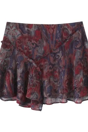 New Style Trends - Retro Moody Muse Layered Skirt - Outfit Ideas